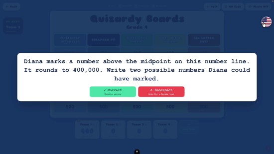 Live Velo question showing a student's name Diana used directly in a math word problem about number lines